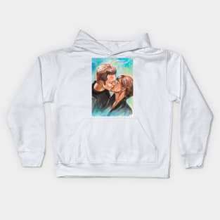 Luke Perry & Shannen Doherty Kids Hoodie